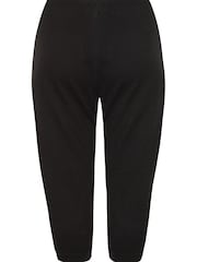 Yours Curve Black Cropped Joggers - Image 4 of 4
