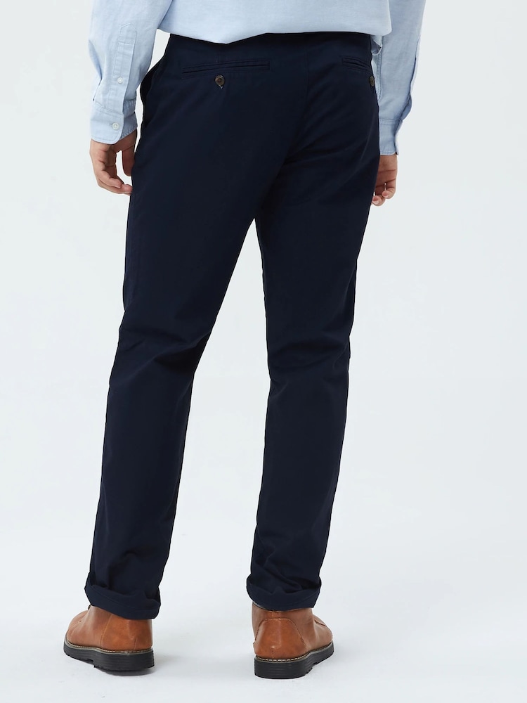 Bleu marine - Ajustement droit - Gap Pantalon chino Extensible Essentiel - Image 4 of 7