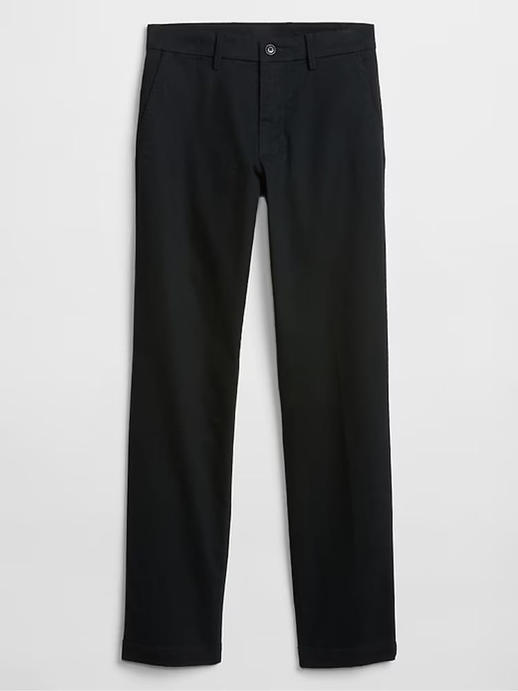 Bleu marine - Ajustement droit - Gap Pantalon chino Extensible Essentiel - Image 6 of 7