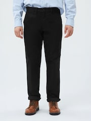 Gap Black Straight Fit Stretch Essential Chino Trousers - Image 3 of 6