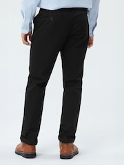 Gap Black Straight Fit Stretch Essential Chino Trousers - Image 4 of 6