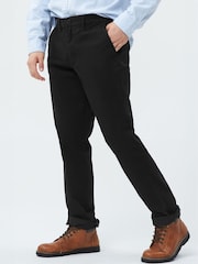 Gap Black Straight Fit Stretch Essential Chino Trousers - Image 5 of 6