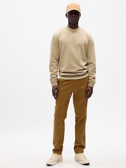 Gap Brown Slim Fit Stretch Essential Chino Trousers - Image 2 of 4
