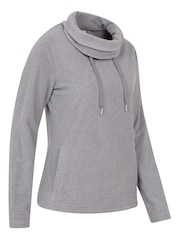 Mountain Warehouse Grey Grey Hebridean Womens Cowl Neck Fleece - Image 2 of 5