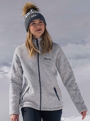 Mountain Warehouse Grey Nevis Womens Borg Lined Hoodie - Image 1 of 1