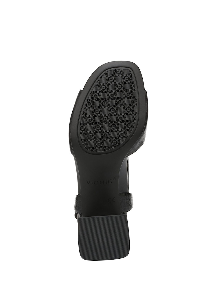 Vionic Black Raquel Regular Fit Arch Support Slingbacks - Image 7 of 7 Vionic Black Raquel Regular Fit Arch Support Slingbacks - Image 7 of 7