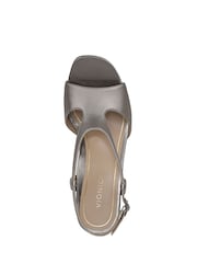 Vionic Silver Raquel Regular Fit Arch Support Slingbacks - Image 6 of 7