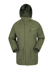Mountain Warehouse Green Glacier II Extreme Mens Waterproof Long Jacket - Image 1 of 5