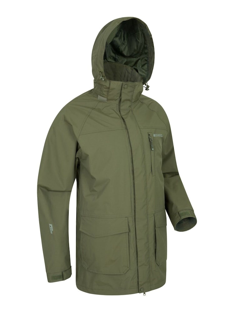 Mountain Warehouse Green Glacier II Extreme Mens Waterproof Long Jacket - Image 2 of 5