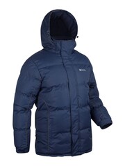 Mountain Warehouse Blue Snow Mens Padded Jacket - Image 1 of 5