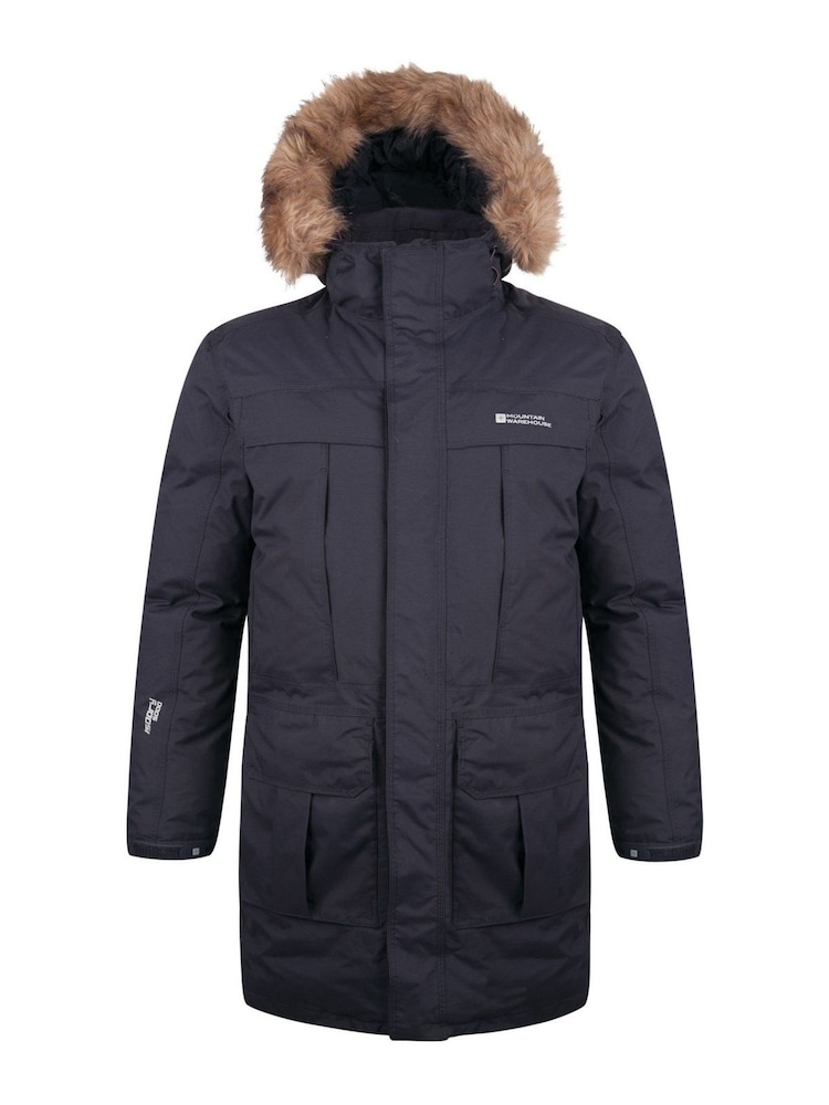 Mountain Warehouse Grey Antarctic Extreme Waterproof Mens Down Jacket - Image 1 of 5