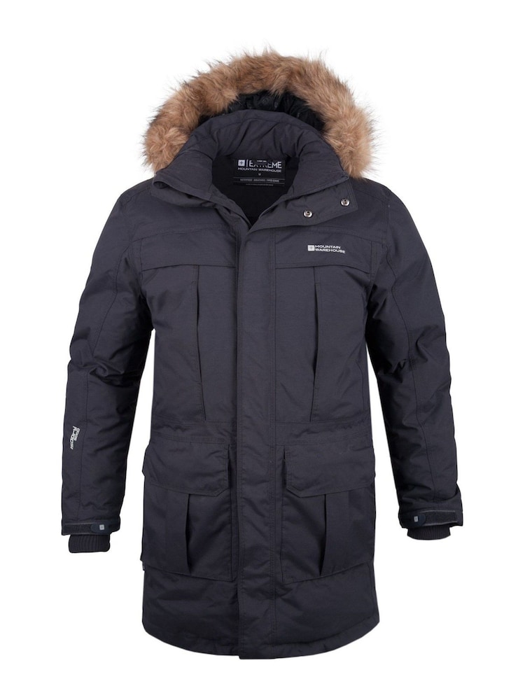 Mountain Warehouse Grey Antarctic Extreme Waterproof Mens Down Jacket - Image 2 of 5