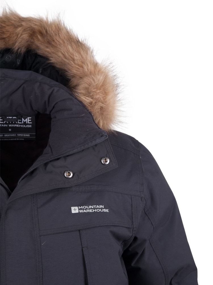 Mountain Warehouse Grey Antarctic Extreme Waterproof Mens Down Jacket - Image 5 of 5