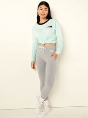 Victoria's Secret PINK Spring Rain Green Long Sleeve T-Shirt - Image 3 of 5