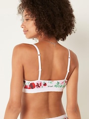 Victoria's Secret PINK Optic White Floral Seamless Lightly Lined Bra - Image 3 of 4
