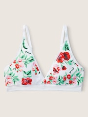 Victoria's Secret PINK Optic White Floral Seamless Lightly Lined Bra - Image 4 of 4