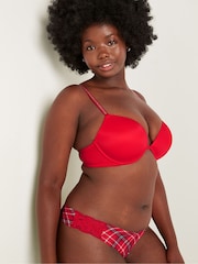 Victoria's Secret PINK Red Pepper Shine Smooth Super Push Up Bra - Image 1 of 4