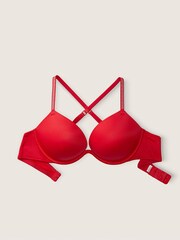 Victoria's Secret PINK Red Pepper Shine Smooth Super Push Up Bra - Image 4 of 4