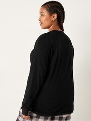 Victoria's Secret PINK Black Long Sleeve T-Shirt - Image 2 of 4