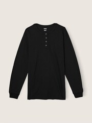Victoria's Secret PINK Black Long Sleeve T-Shirt - Image 4 of 4