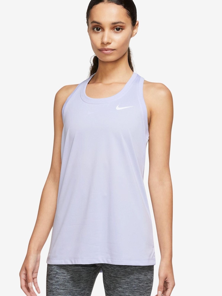 Сиренево-фиолетовый - майка-борцовка Nike Dri-FIT - Изображение 1 из 3