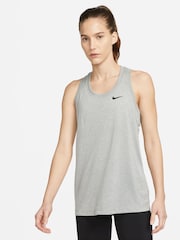 Lichtgrijs - Nike Dri-FIT tanktop met racerback - Image 1 of 4