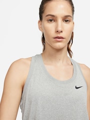 Lichtgrijs - Nike Dri-FIT tanktop met racerback - Image 3 of 4