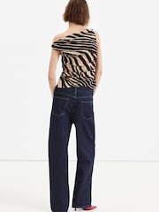 Mango Black Fallen Shoulder Top - Image 3 of 7