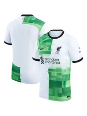 Nike White Liverpool FC Stadium 23/24 Away Football Shirt - Image 10 of 12
