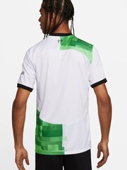 Nike White Liverpool FC Stadium 23/24 Away Football Shirt - Image 2 of 12