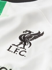 Nike White Liverpool FC Stadium 23/24 Away Football Shirt - Image 8 of 12