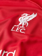 Nike Red Blank Liverpool FC Stadium 23/24 Home Football Shirt - Image 10 of 11