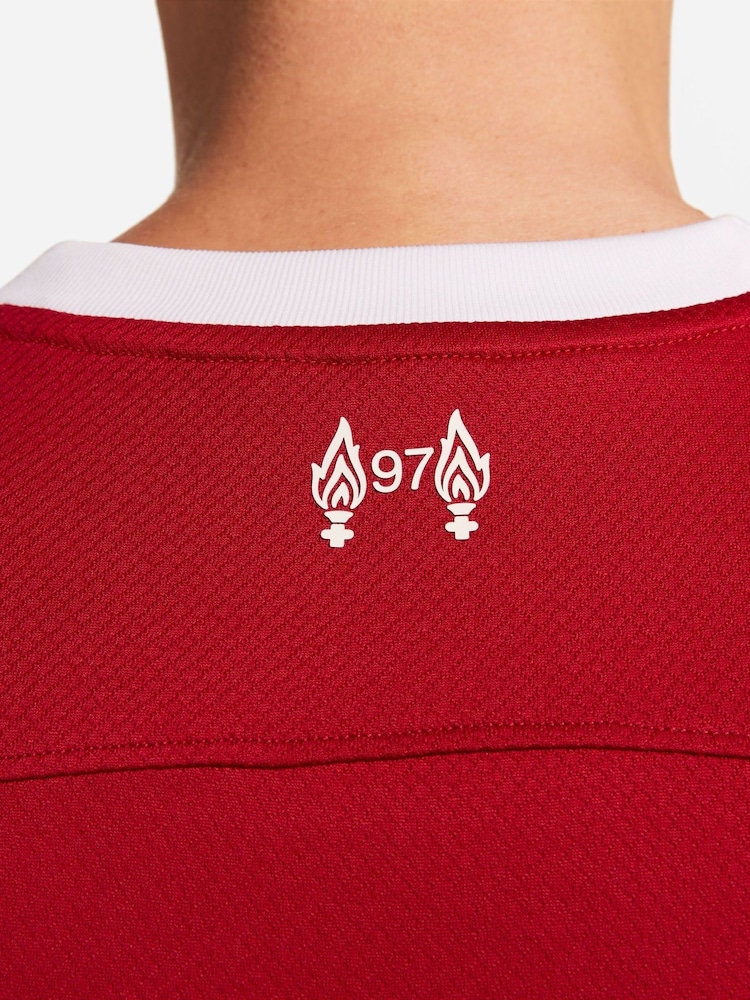 Rouge - Vierge - Nike Liverpool FC Stadium 23/24 Maillot de football à domicile - Image 6 of 11
