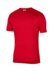 Nike Red Blank Liverpool FC Stadium 23/24 Home Football Shirt - Image 8 of 11