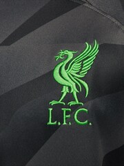 Nike Black Liverpool FC Stadium 23/24 Goalkeeper Football Shirt - Image 4 of 9