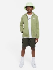 Nike Khaki Green Woven Cargo Shorts - Image 2 of 6