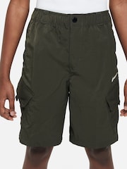 Nike Khaki Green Woven Cargo Shorts - Image 3 of 6