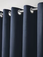 Laurence Llewelyn-Bowen Montrose Velvet Blackout Thermal Eyelet Curtains - 圖片 2，共 3