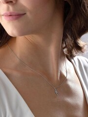 Beaverbrooks Cubic Zirconia Lightning Pendant - Image 2 of 2