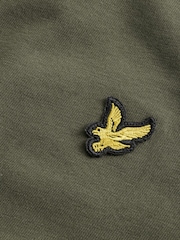 Lyle & Scott Olive Green Crew Neck Cotton T-Shirt - Image 6 of 6