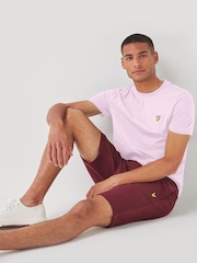 Lyle & Scott Pink Crew Neck Cotton T-Shirt - Image 3 of 6