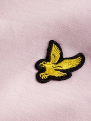 Lyle & Scott Pink Crew Neck Cotton T-Shirt - Image 6 of 6