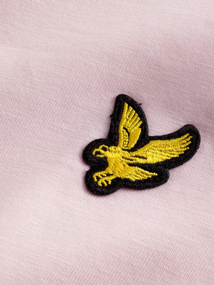 Lyle & Scott Pink Crew Neck Cotton T-Shirt - Image 6 of 6