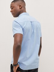 Lyle & Scott 100% Baumwolle, kurzärmeliges Oxford-Hemd - Bild 2 von 7