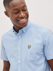 Lyle & Scott 100% Baumwolle, kurzärmeliges Oxford-Hemd - Bild 3 von 7