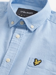 Lyle & Scott 100% Baumwolle, kurzärmeliges Oxford-Hemd - Bild 5 von 7