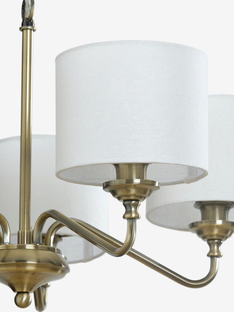 Brass Burford 5 Light Height Adjustable Light - Image 8 of 8