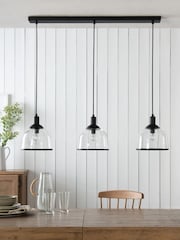 Black Gloucester 3 Light Pendant Ceiling Light - Image 2 of 5