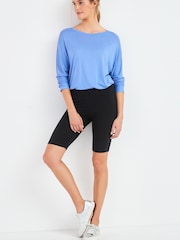 Schwarz - Jersey-Radlershorts - Image 1 of 5