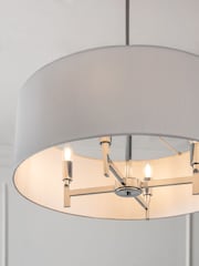 White Carrington 4 Light Chandelier Ceiling Light - Image 3 of 5